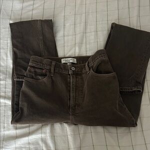 Abercrombie & Fitch Dark Brown Chinos